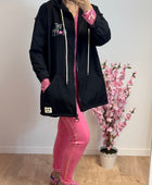 Veste coupe vent Be happy noir