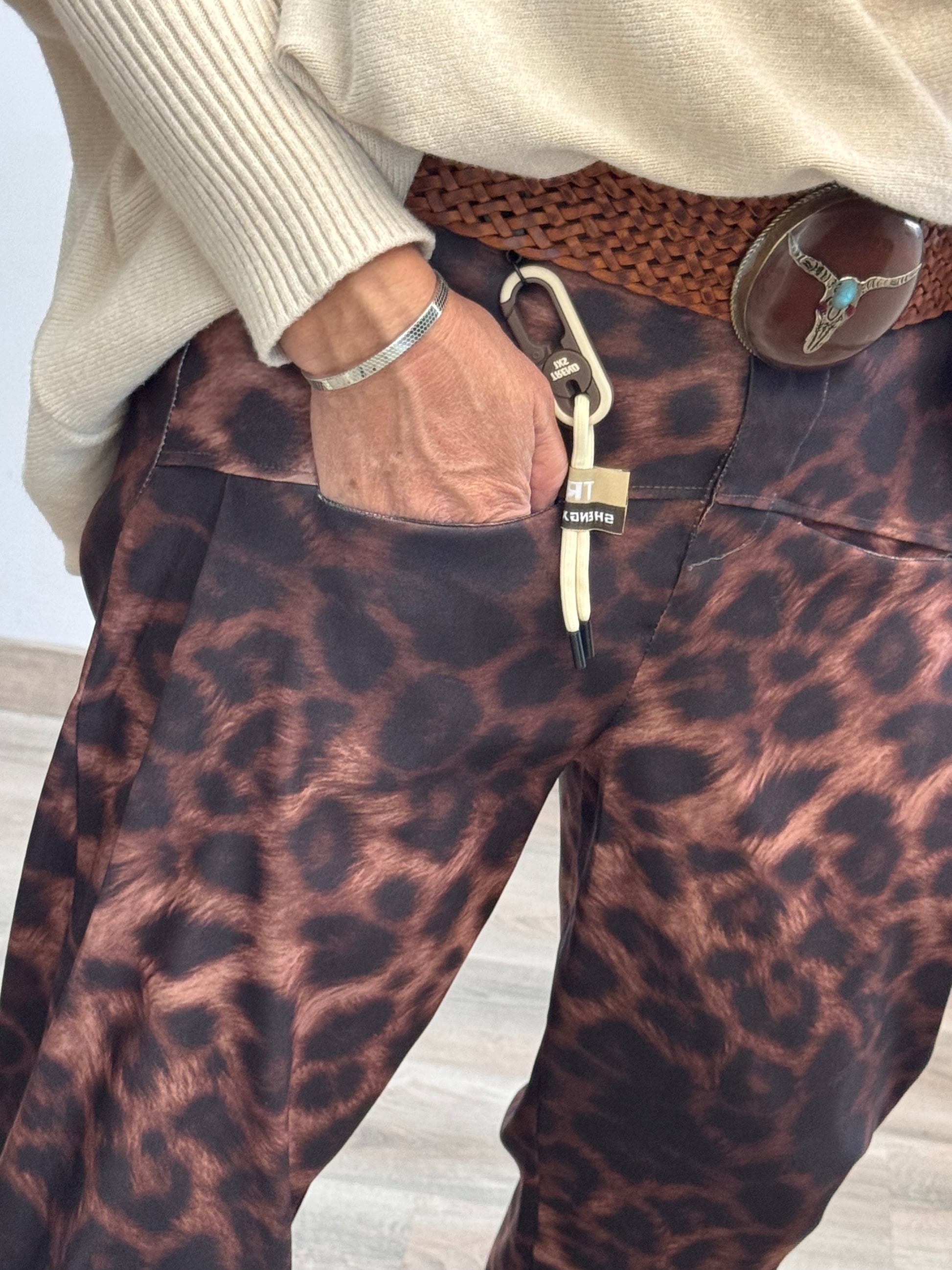 Pantalon Léo foncé