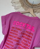 Teeshirt Cocktail rose