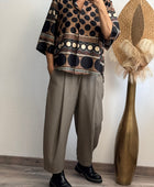 Pantalon balloon Lucas taupe TU 36/42