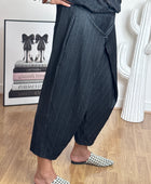 Pantalon Alan noir fines rayures TU 38/48
