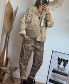 Pantalon Dakota camouflage camel
