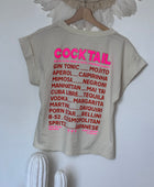 Teeshirt cocktail beige