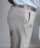Short confortable beige