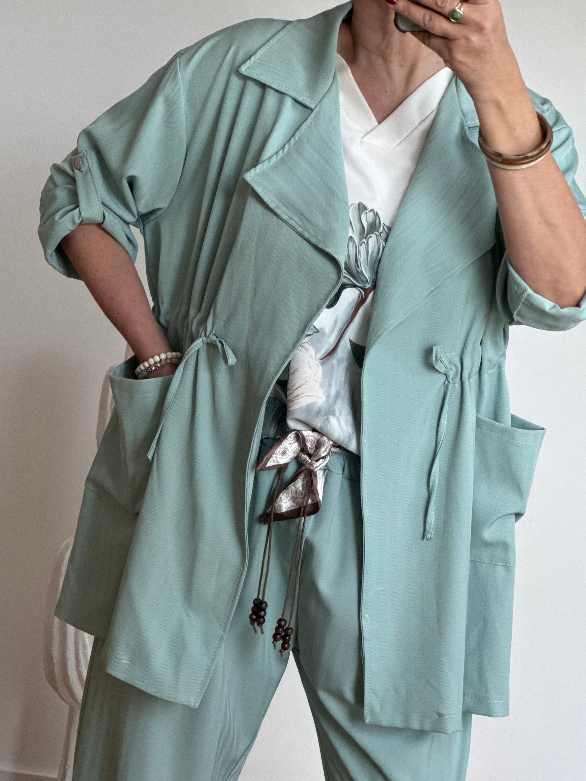 Veste Louisa vert TU 42/48