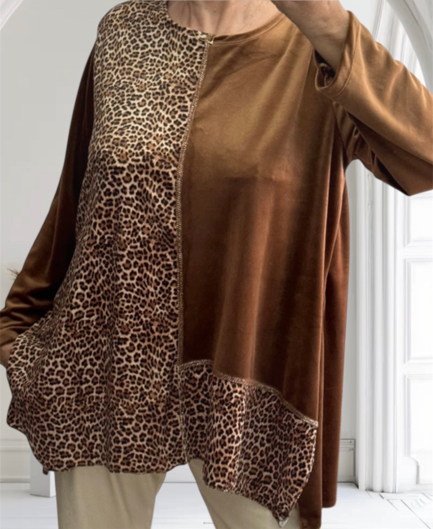 Pull velours ras Léo TU 42/48
