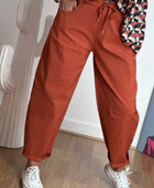 Pantalon Nino terracotta
