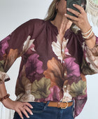 Blouse Lola lie de vin