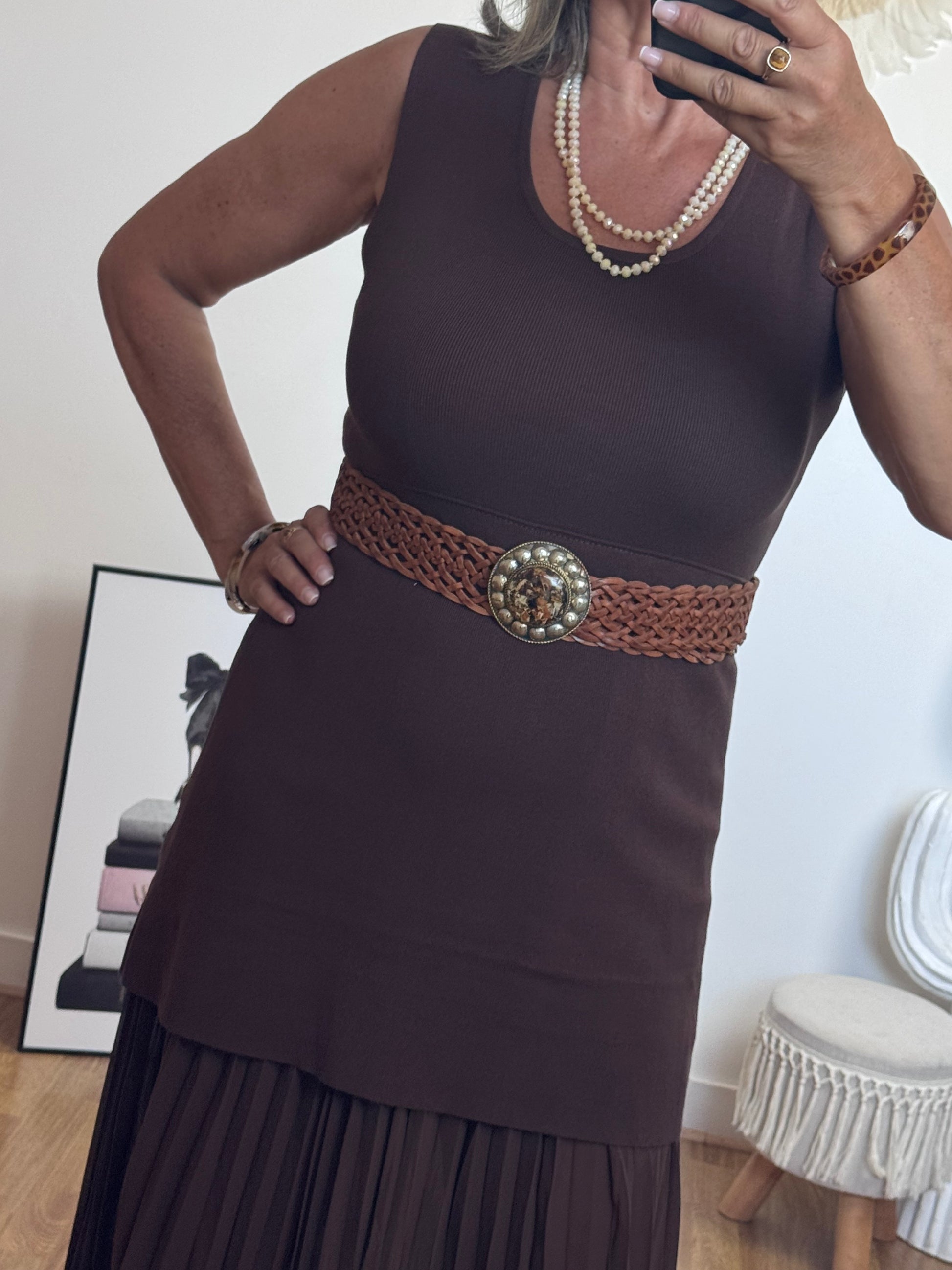 Robe Capucine marron