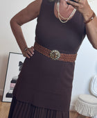 Robe Capucine marron