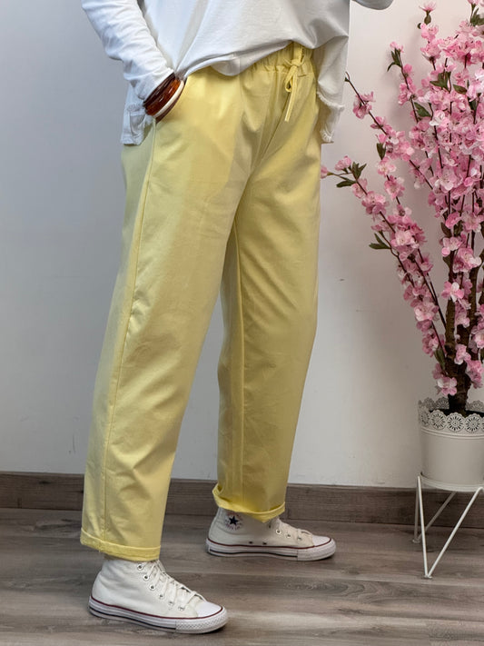 Pantalon Sacha jaune TU 42/50