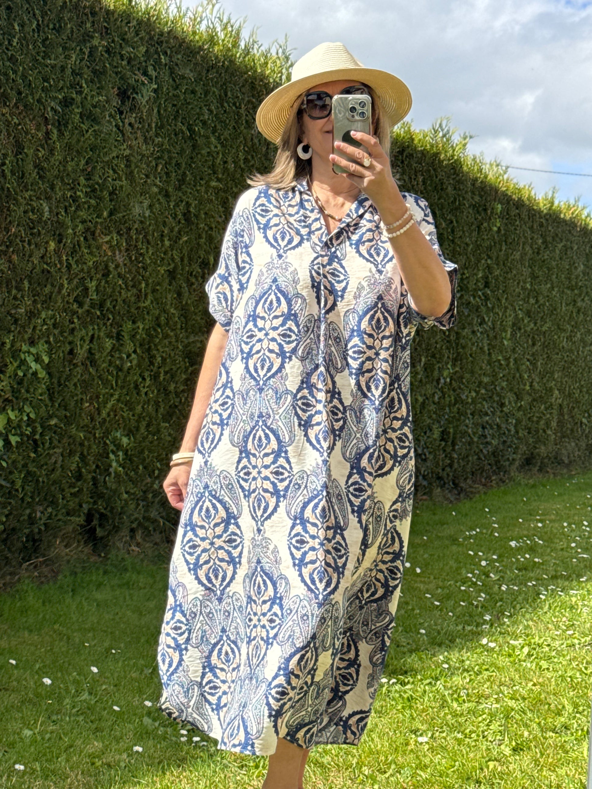 Robe Mila bleu marine TU 44/48