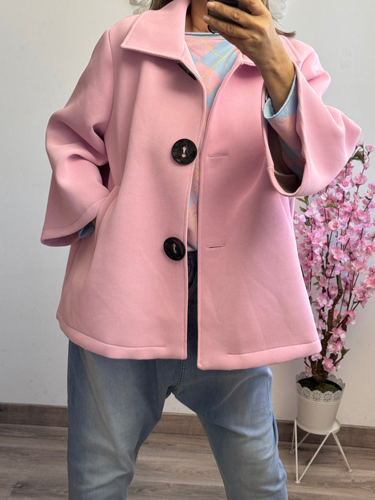 Veste évasée rose TU 42/50