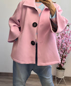 Veste évasée rose TU 42/50