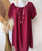 Robe Clara bordeaux TU 42/48