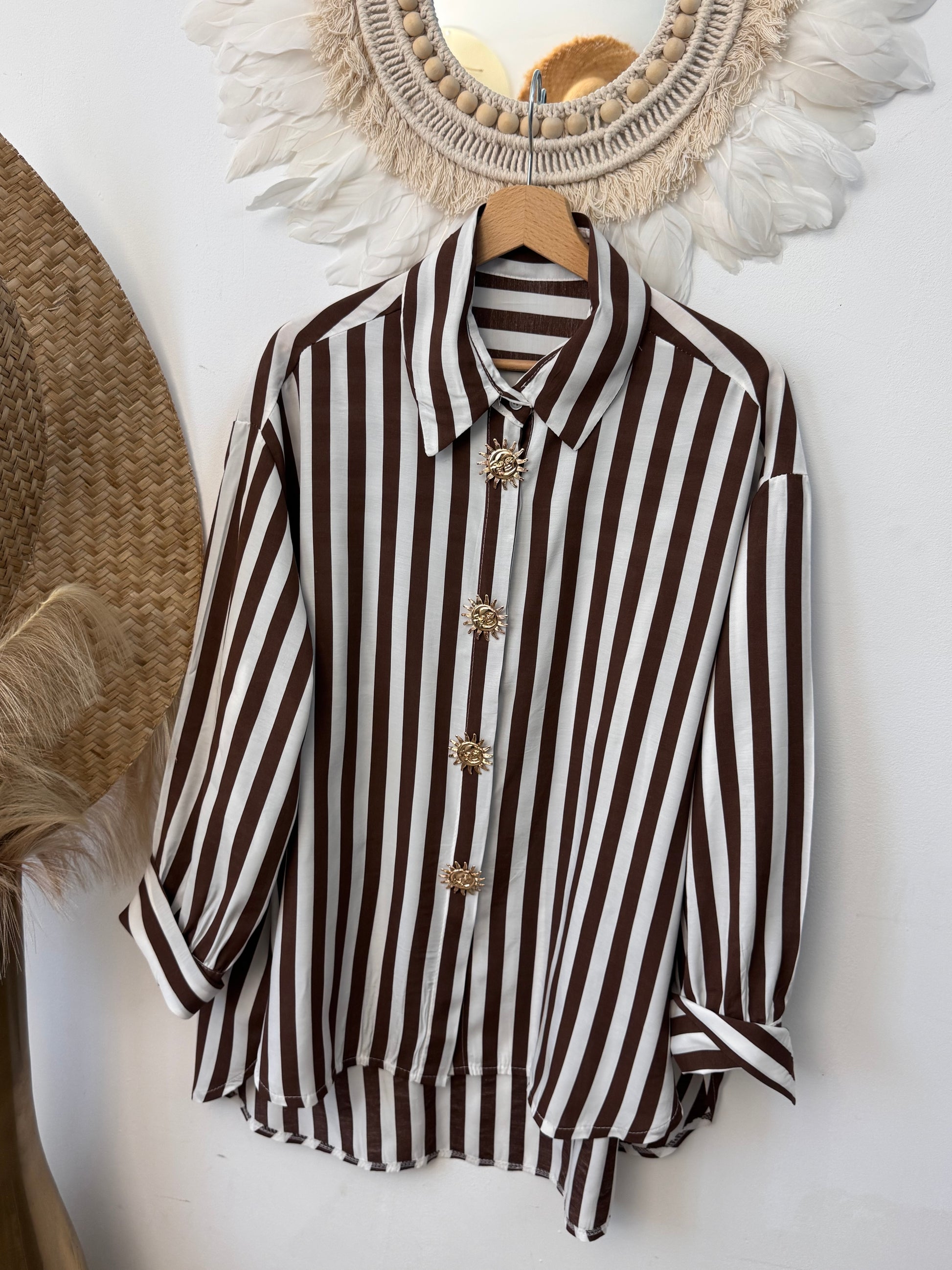 Chemise Valentine marron