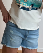 Short en jeans