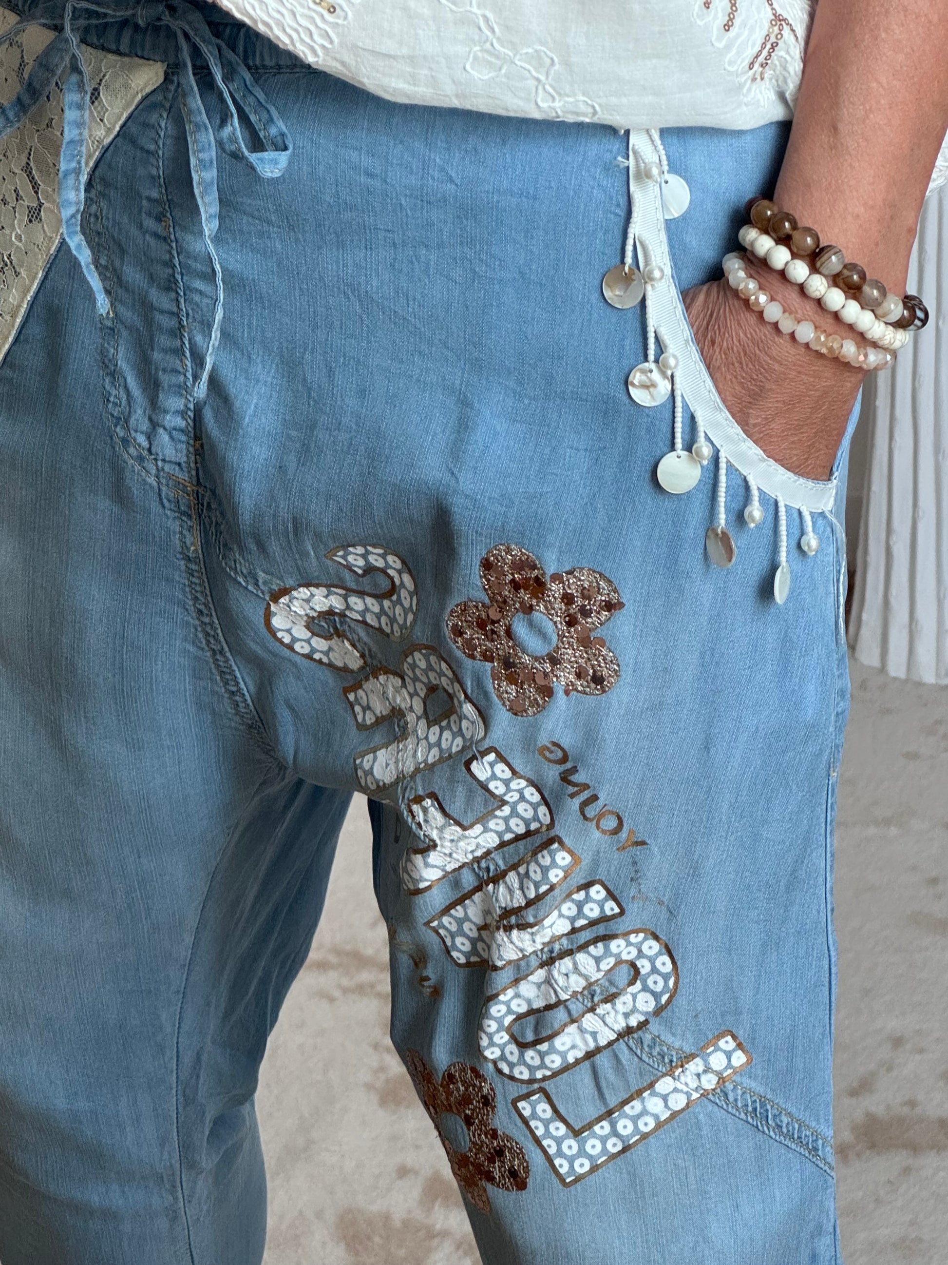 Jeans bohème TU 36/42