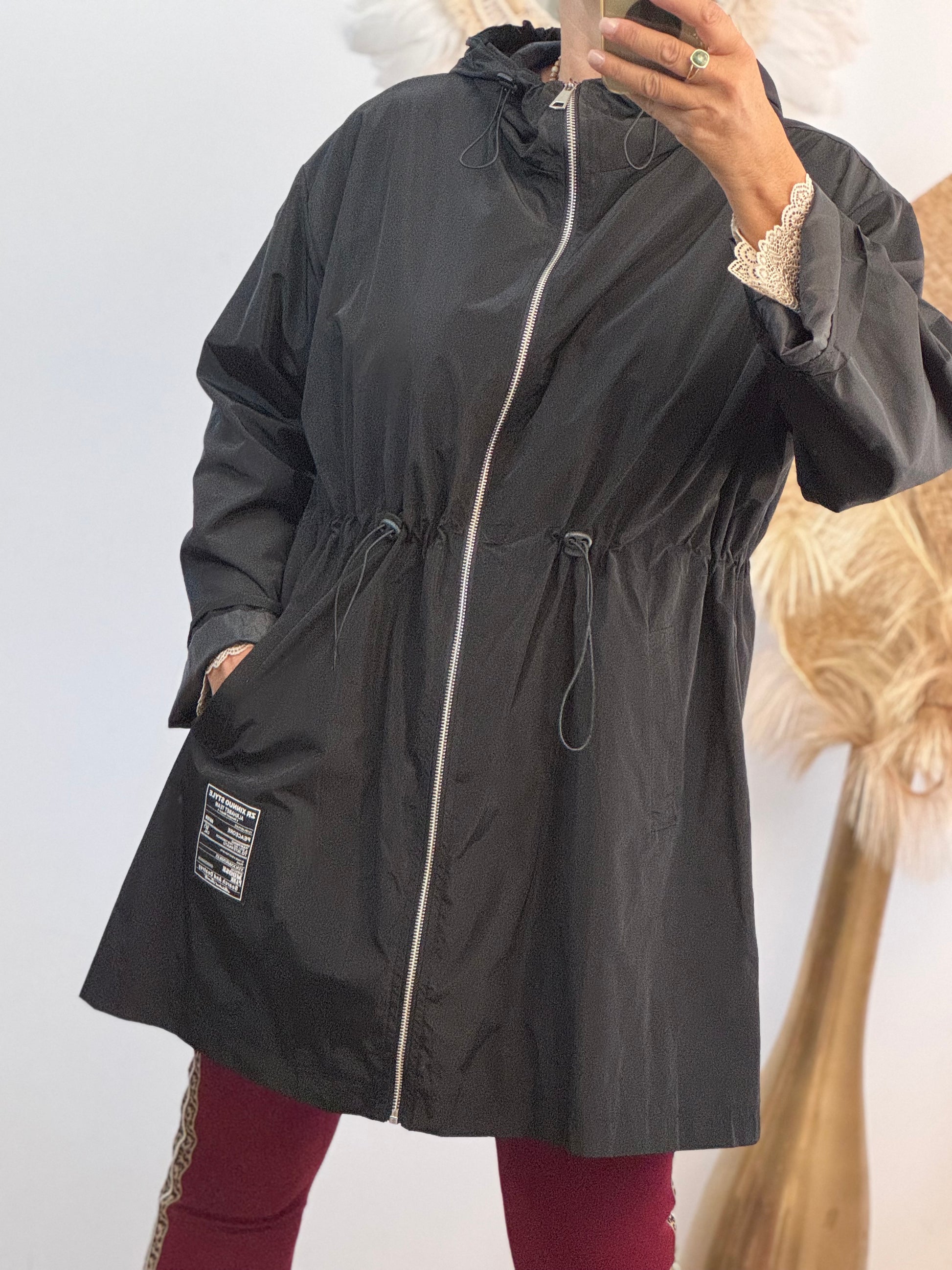 Veste coupe vent noire