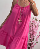 Robe d’été  rose vif