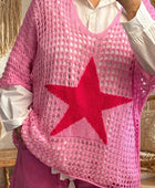 Pull crochet rose