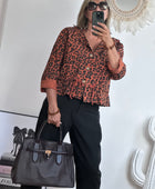 Veste Léo terracotta