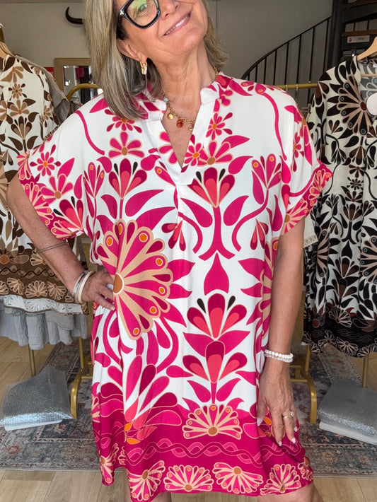 Robe Emma fuchsia