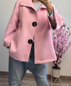 Veste évasée rose TU 42/50