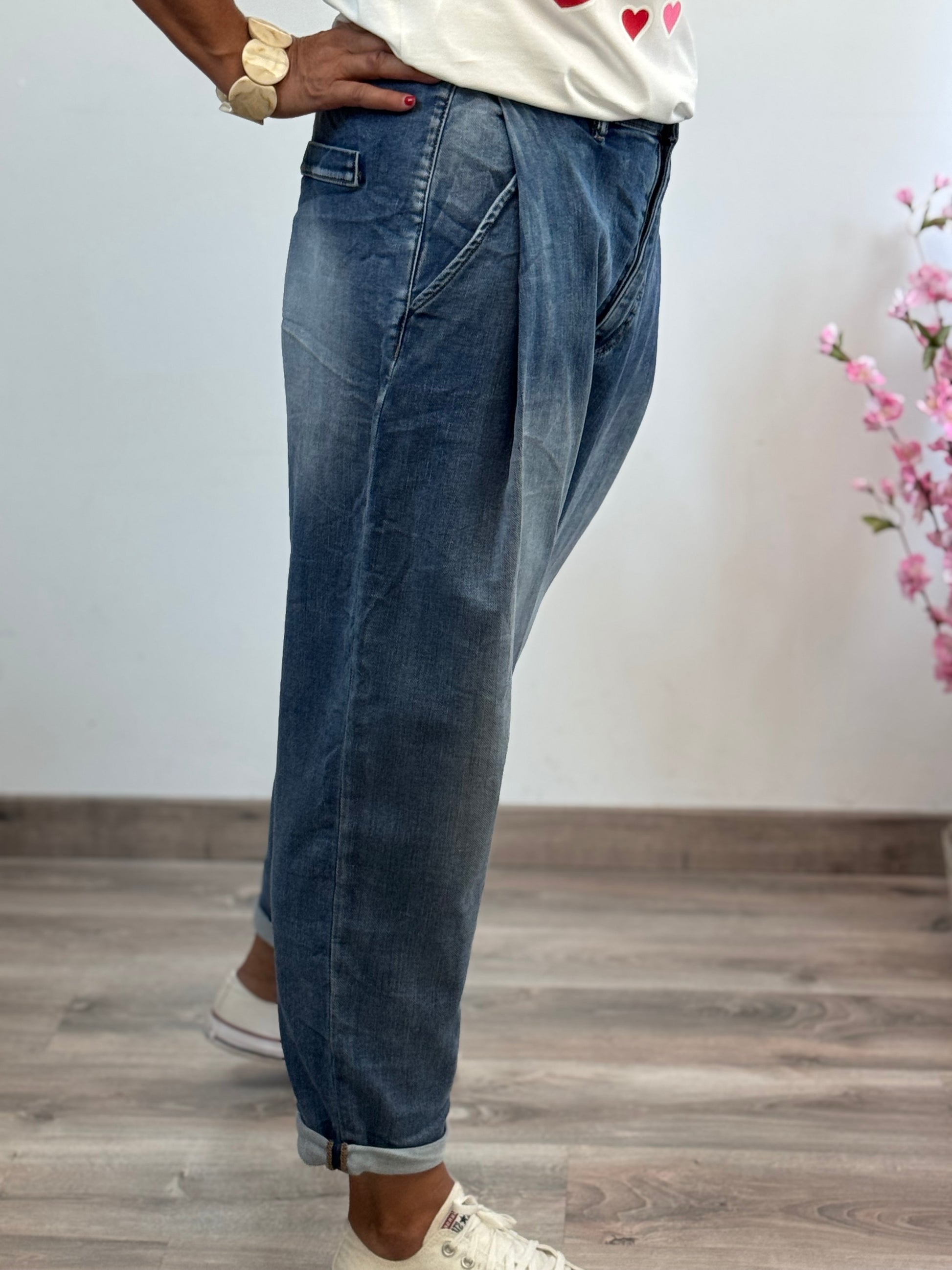 Jeans saroual Dimi bleu 🚨taille grand