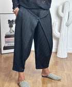 Pantalon Alan noir fines rayures TU 38/48