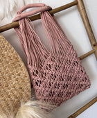 Sac filet rose