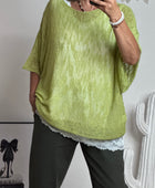 Pull Raphaël vert