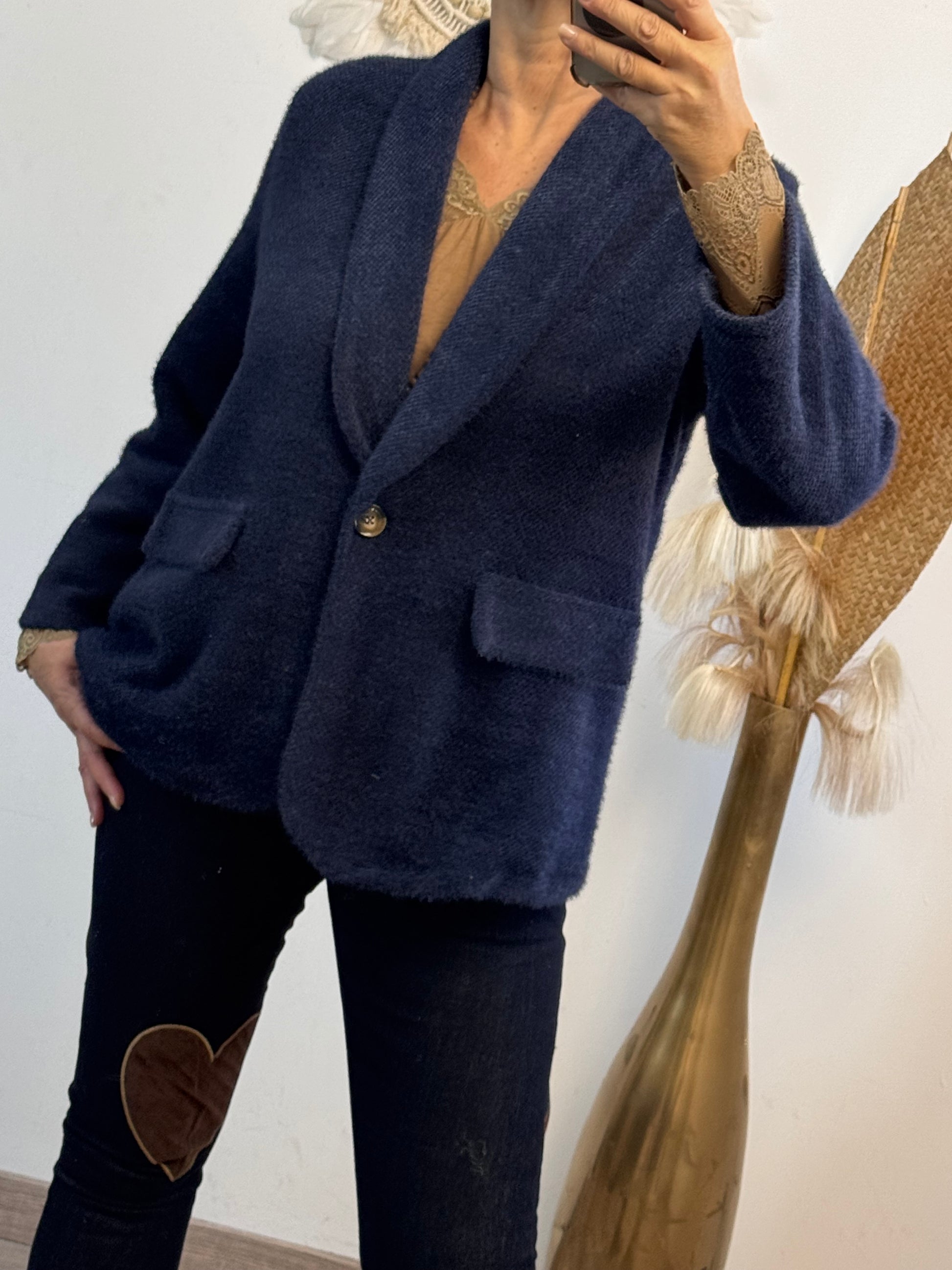 Blazer d’hiver bleu TU 36/44