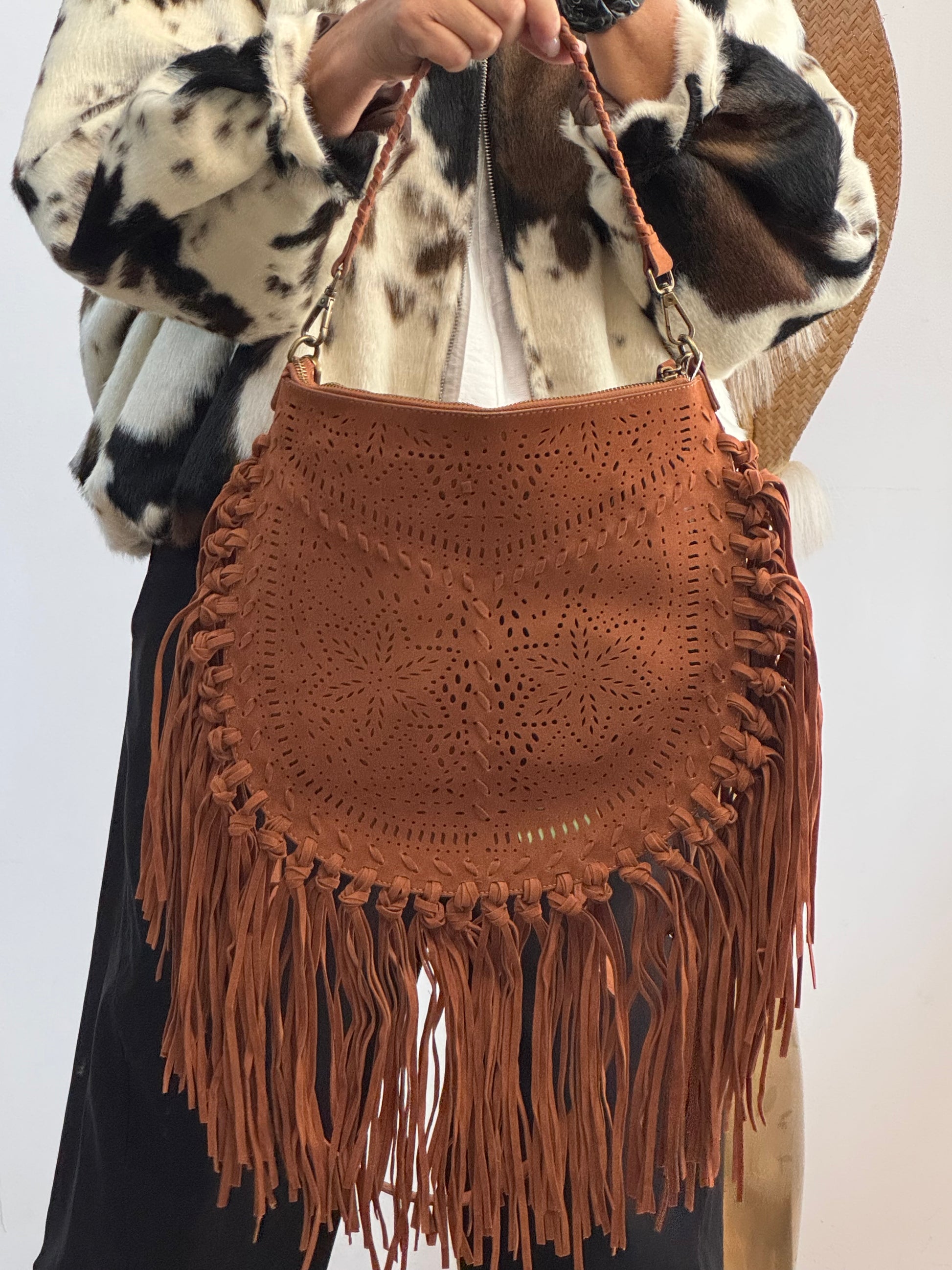 Sac bohème camel