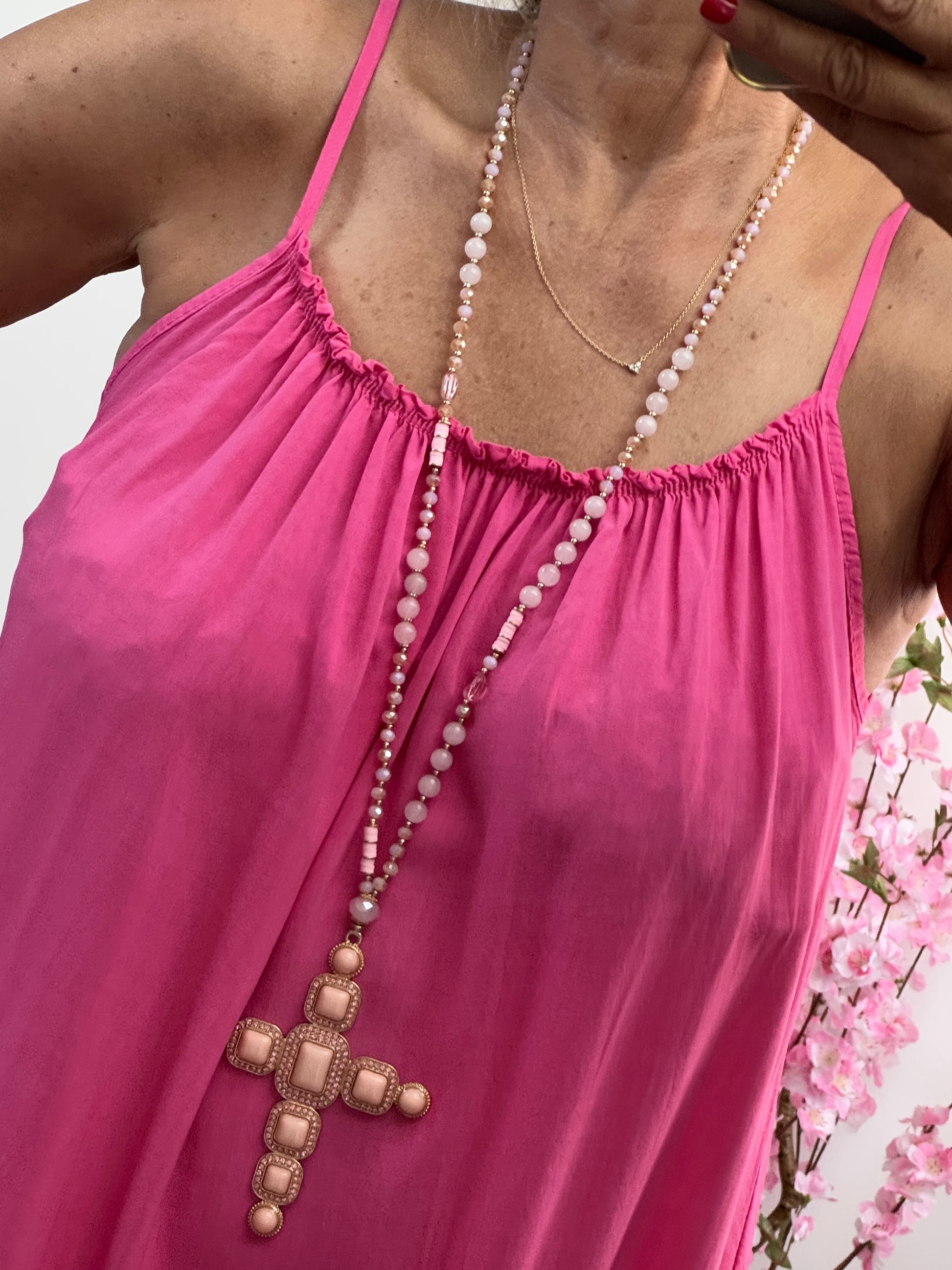 Robe d’été  rose vif