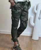 Pantalon confort camouflage kaki
