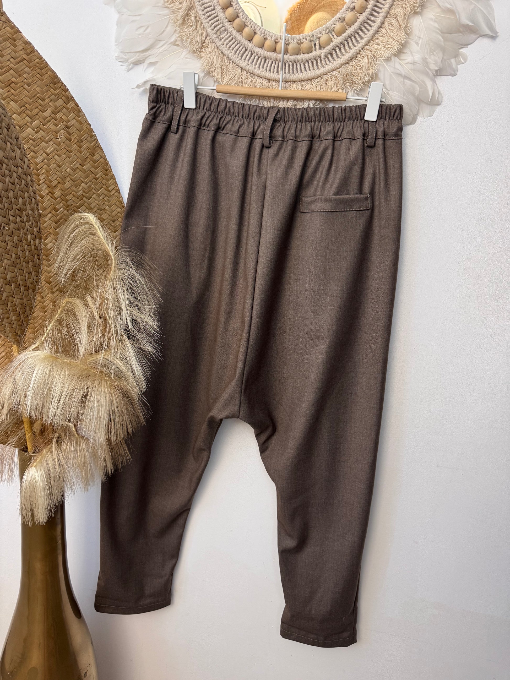 Pantalon saroual marron