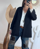 Veste blazer casuel noir TU 40/48
