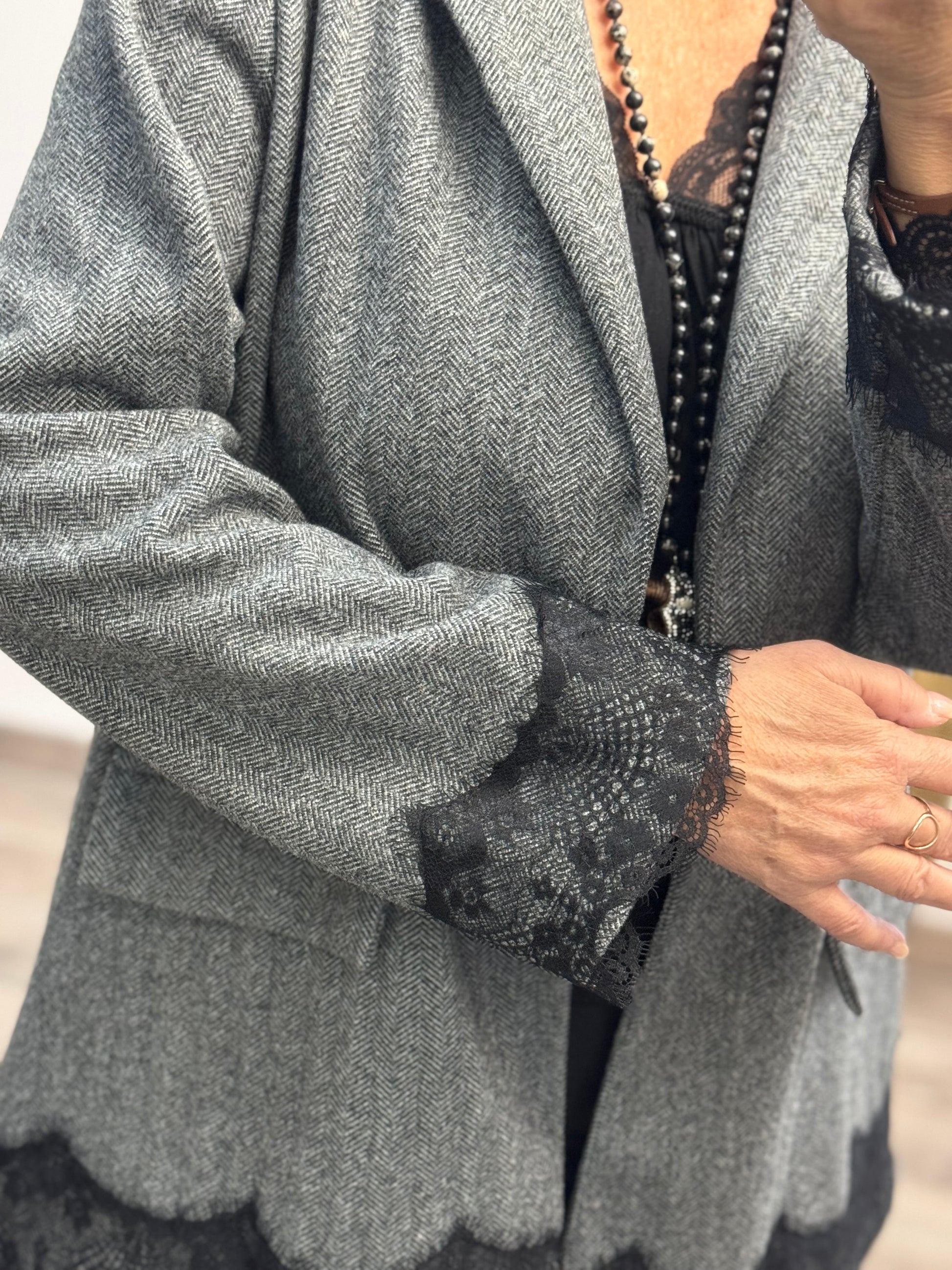 Veste blazer gris chic TU 42/48