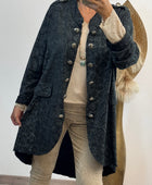Veste napolitaine Léo noire