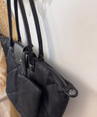 Sac noir matelassé
