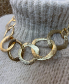 Collier anneaux dorés