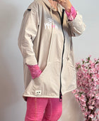 Veste coupe vent Be Happy beige