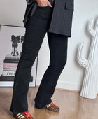 Jeans flare noir