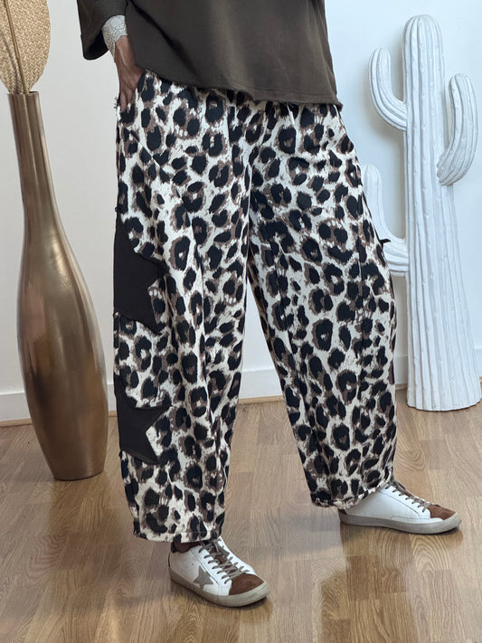 Pantalon jog Wild Star Leo crème