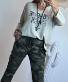 Pull bohème rock beige TU 42/50