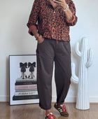 Pantalon marron love 38/46