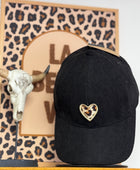 Casquette velours côtelé noir
