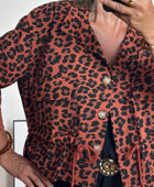 Veste Léo terracotta