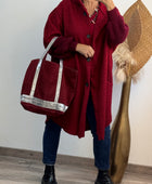 Manteau Marceau bordeaux
